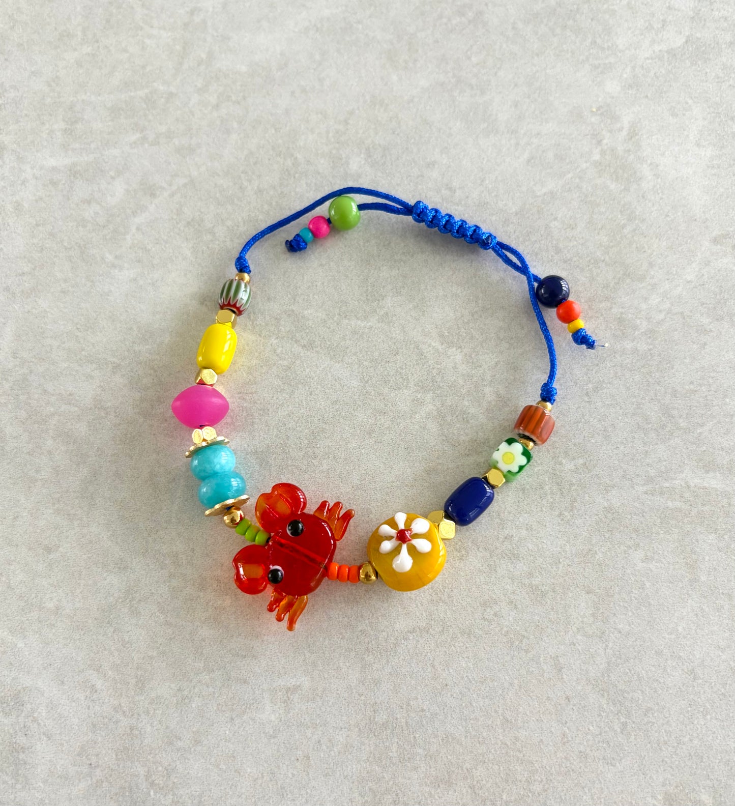 Pulseras cangrejo rojo