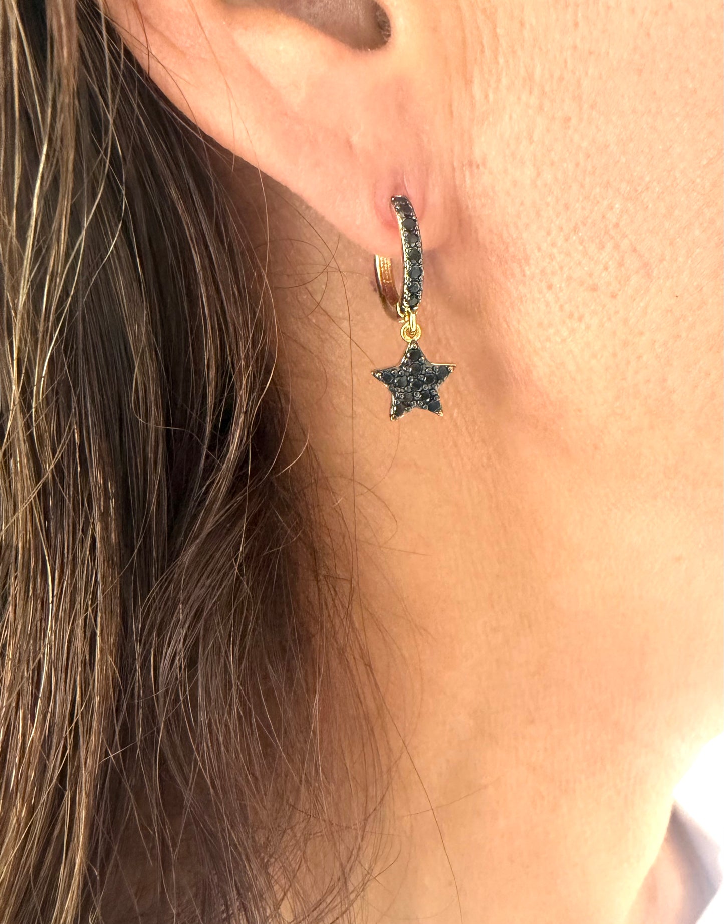 Pantalla estrella en rhinestone