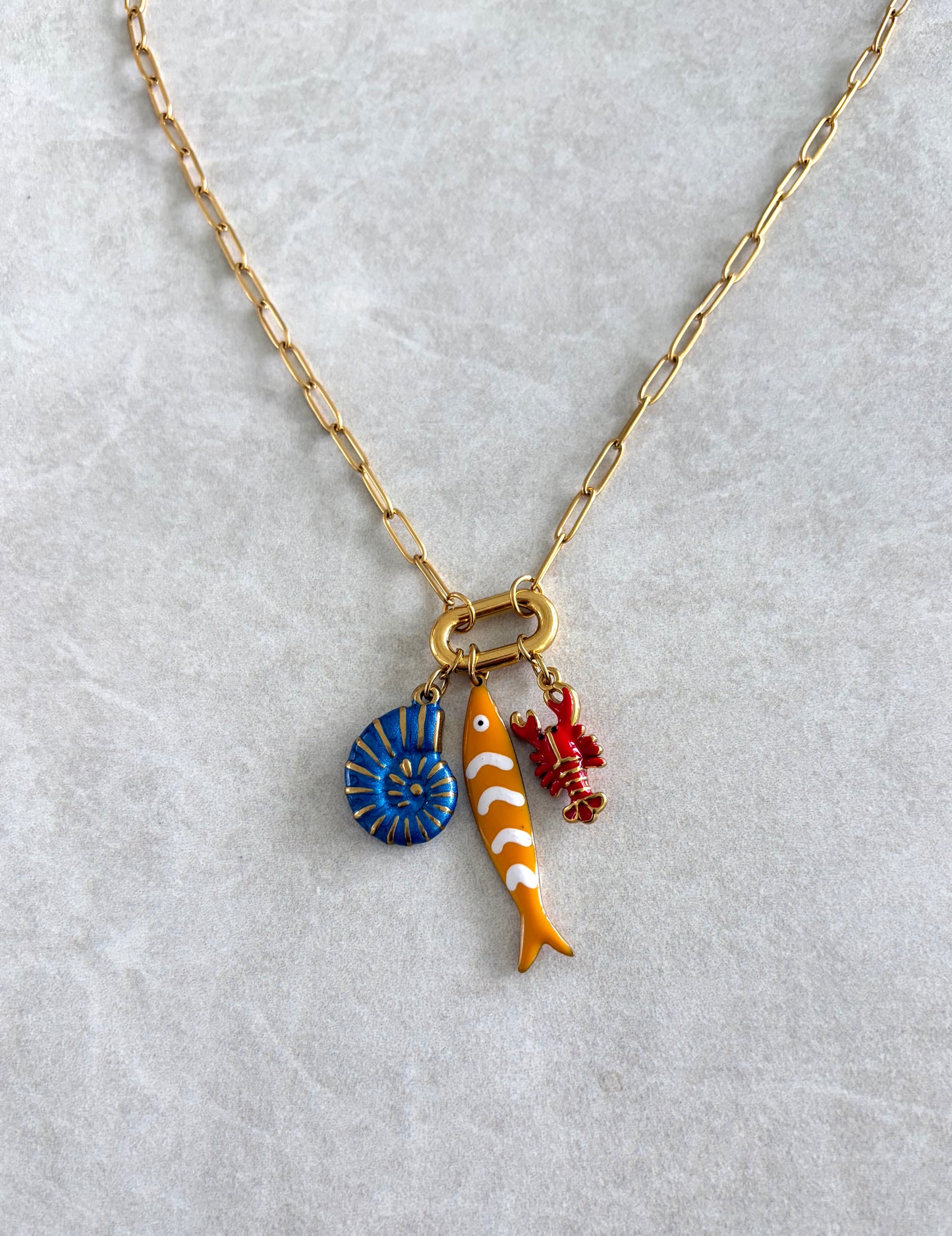Cadena tres charms veraniegos I