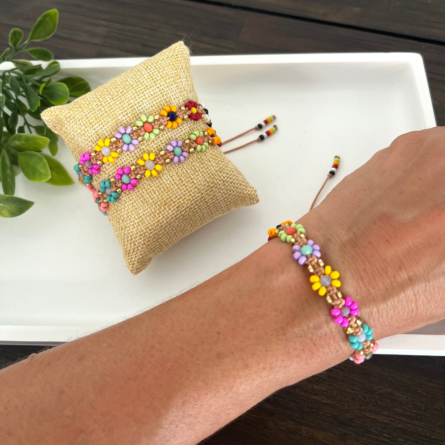 Pulseras margaritas