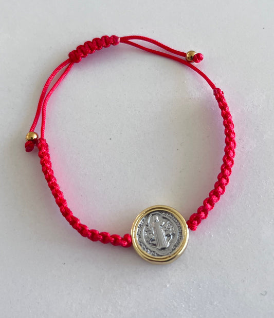 Pulsera San Benito dos tonos