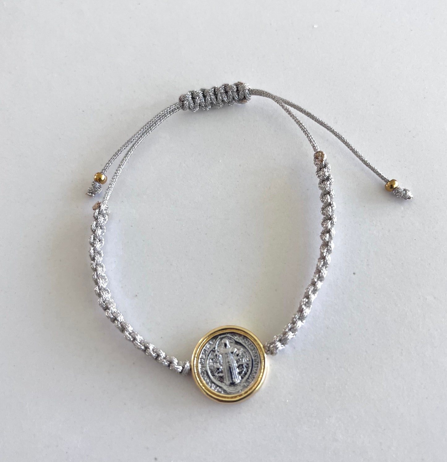 Pulsera San Benito dos tonos