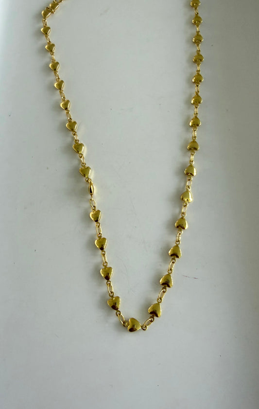 Cadena corazones juntos