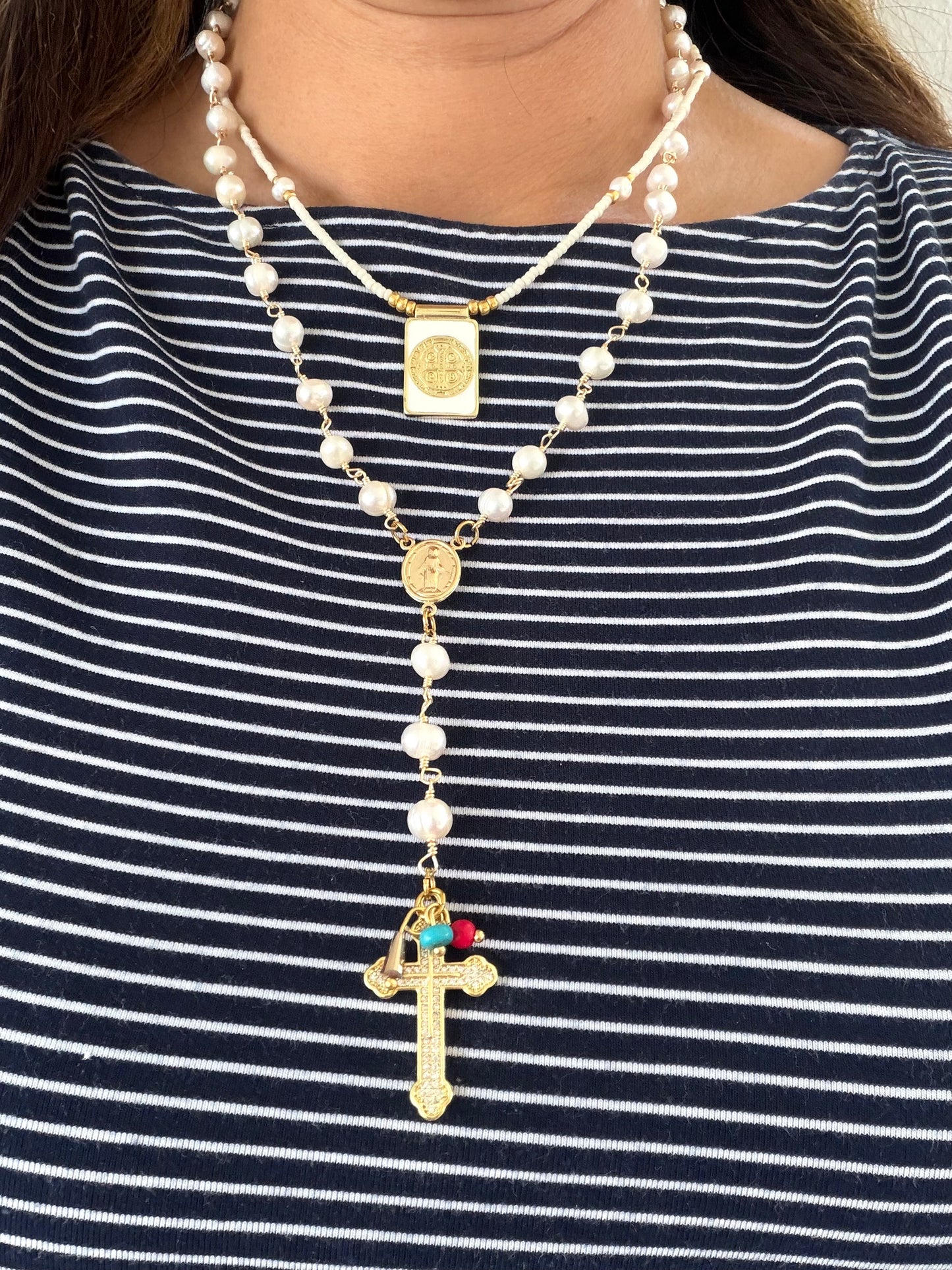 Choker blanco San Benito