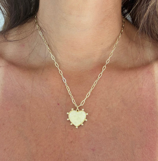 Cadena Corazón en shell