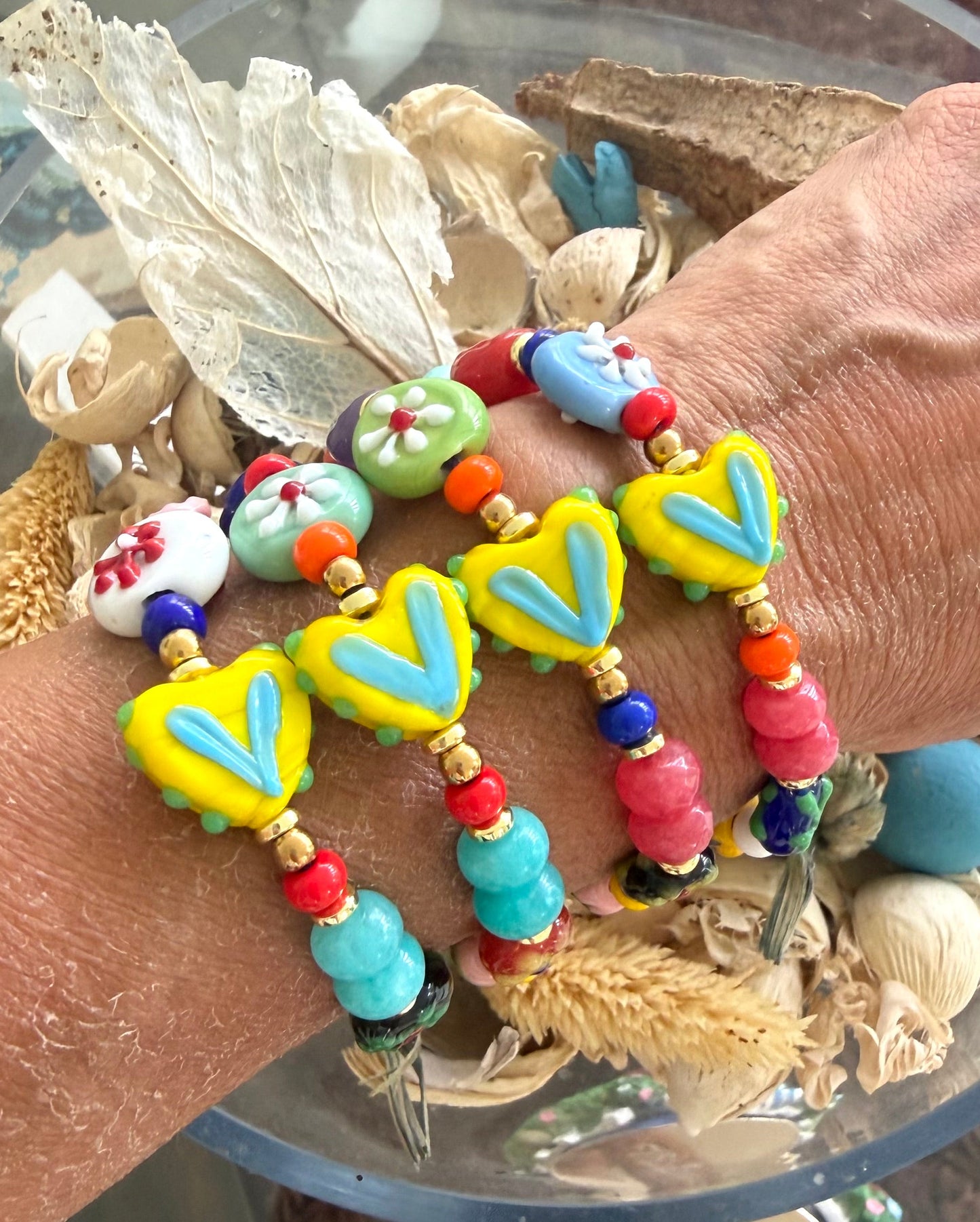 Pulsera Corazón Veraniego