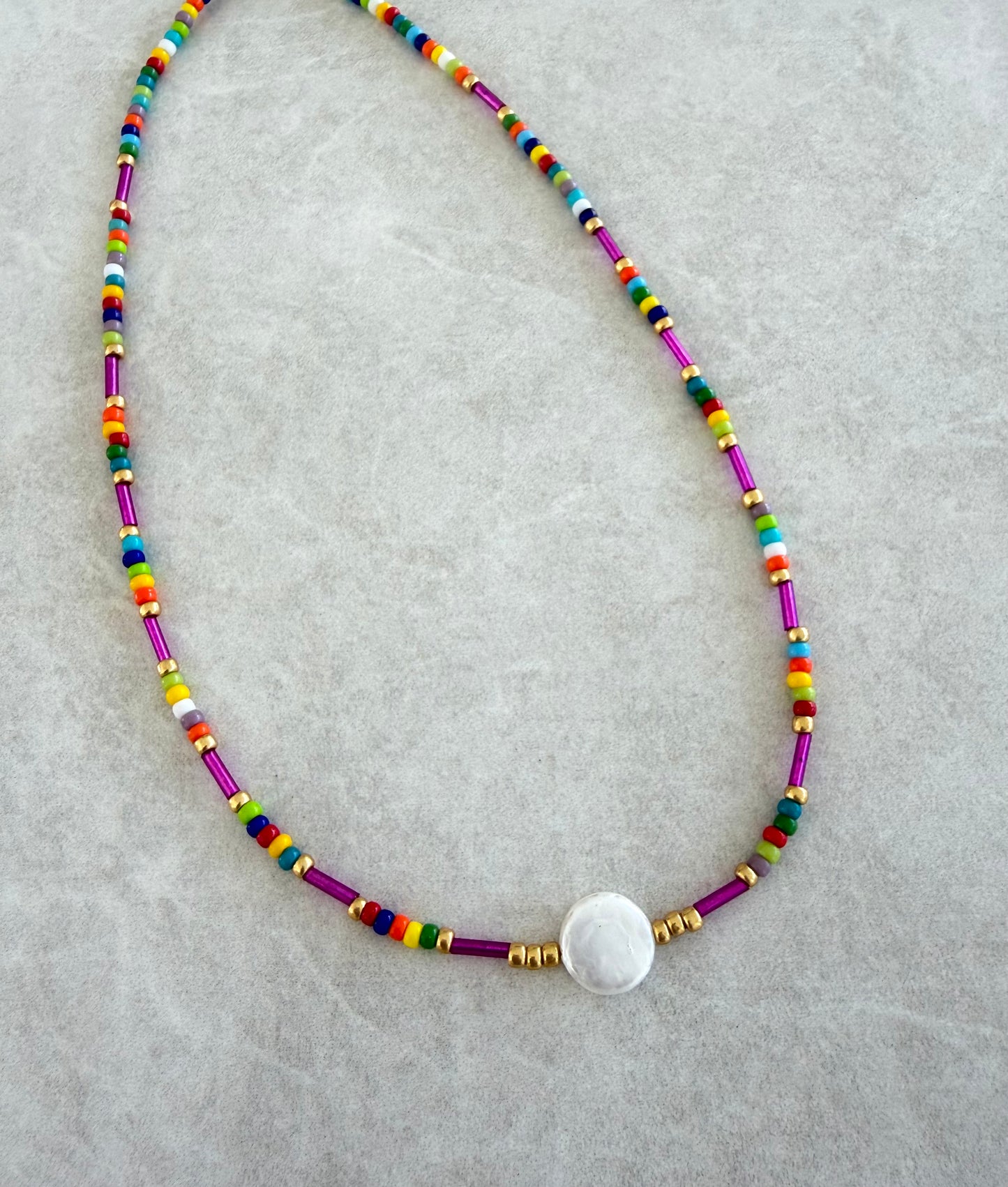 Chokers canutillos coloridos
