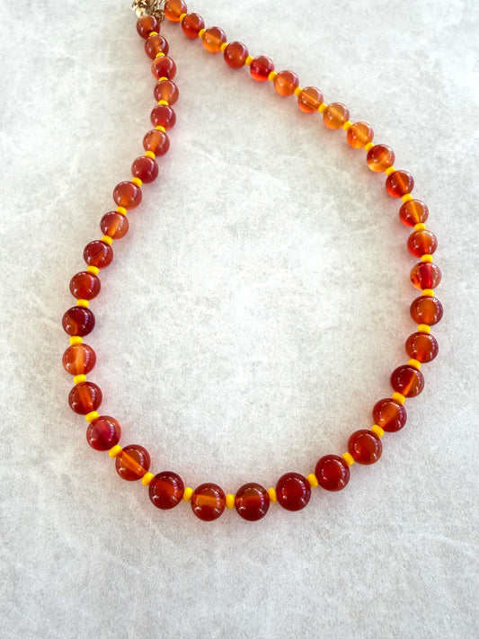 Collar Boom Naranja y Amarillos
