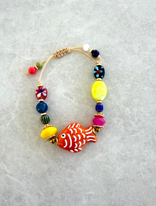 Pulsera Pez Naranja