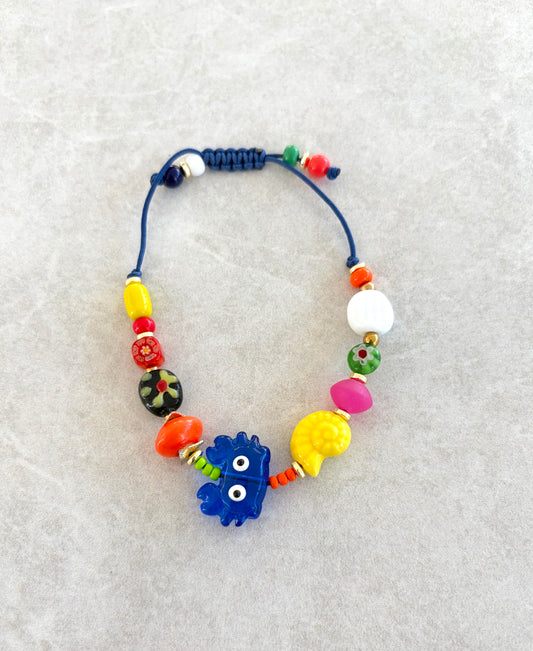 Pulsera Cangrejo azul royal