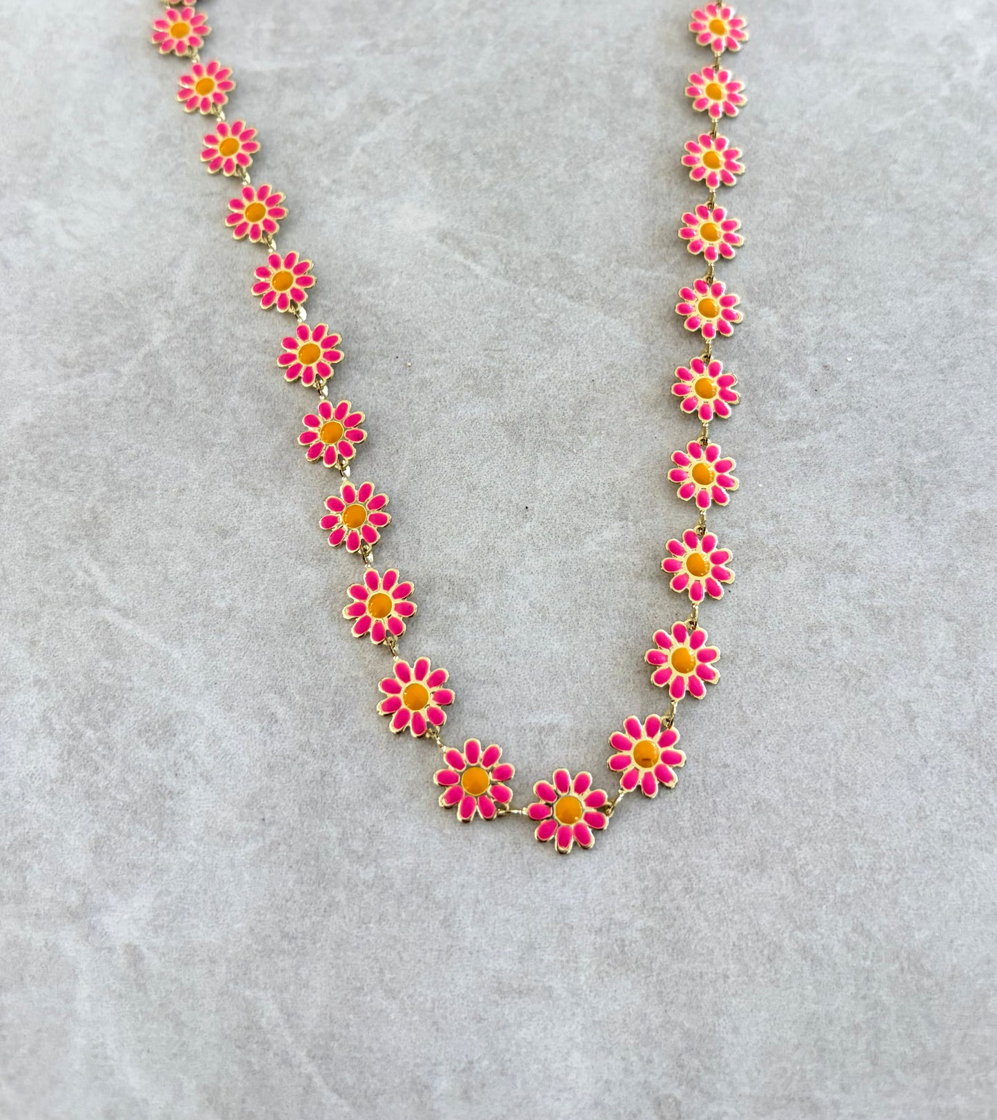 Cadena margarita fuschia