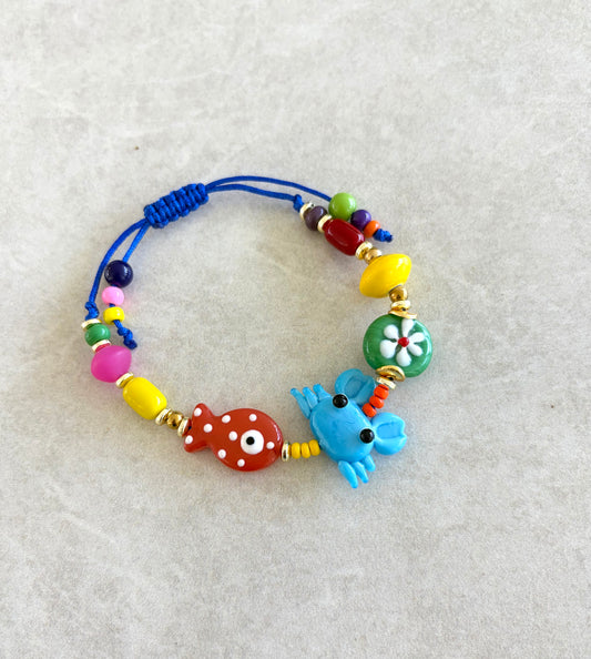 Pulsera Cangrejo Aqua