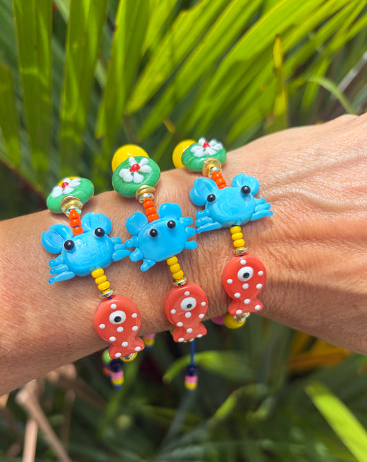 Pulsera Cangrejo Aqua
