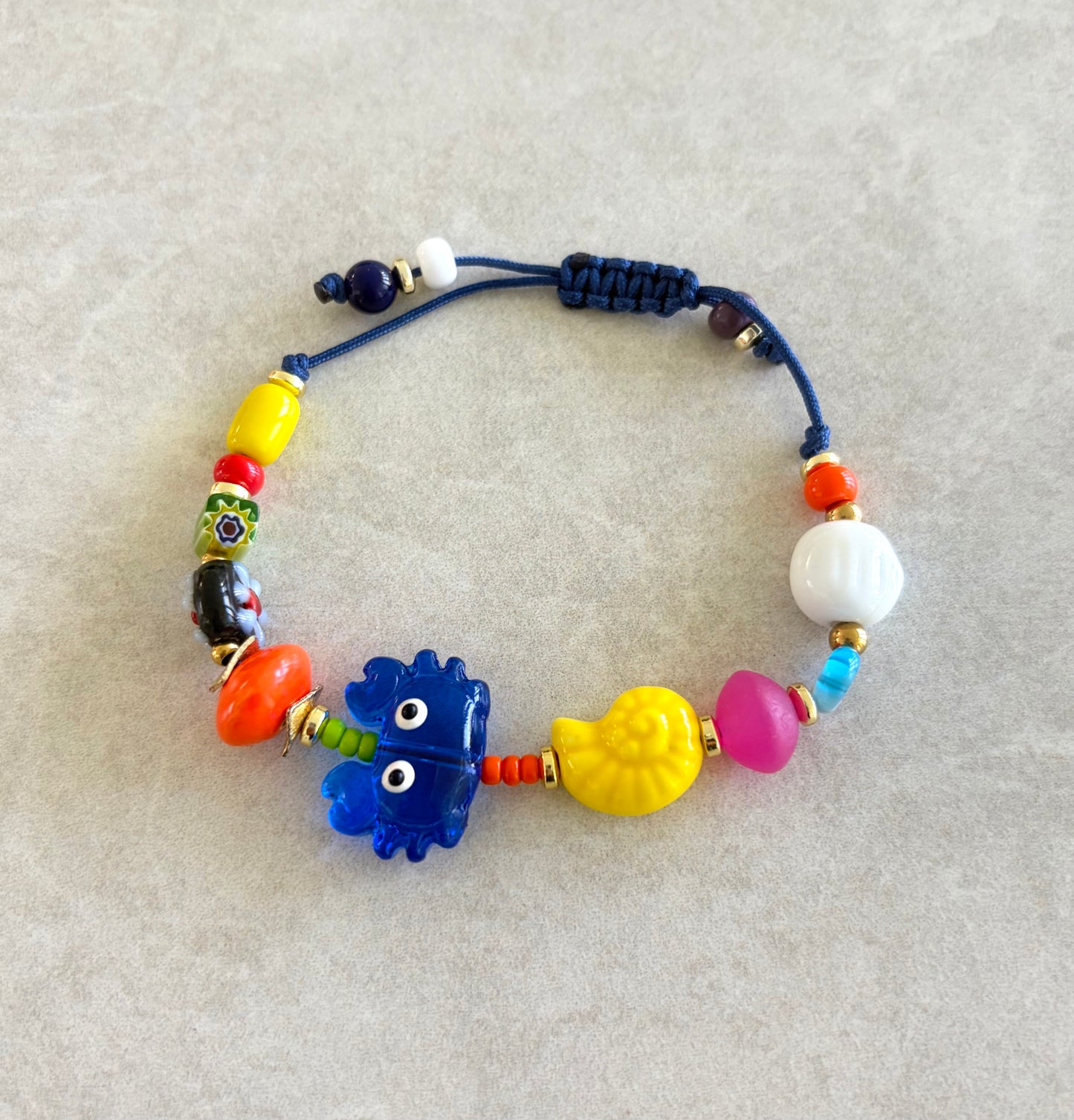 Pulsera Cangrejo azul royal