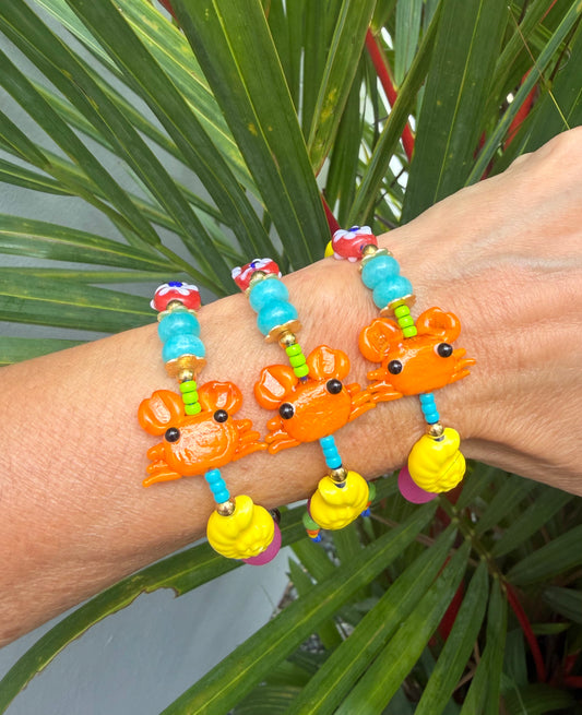 Pulsera Cangrejo naranja
