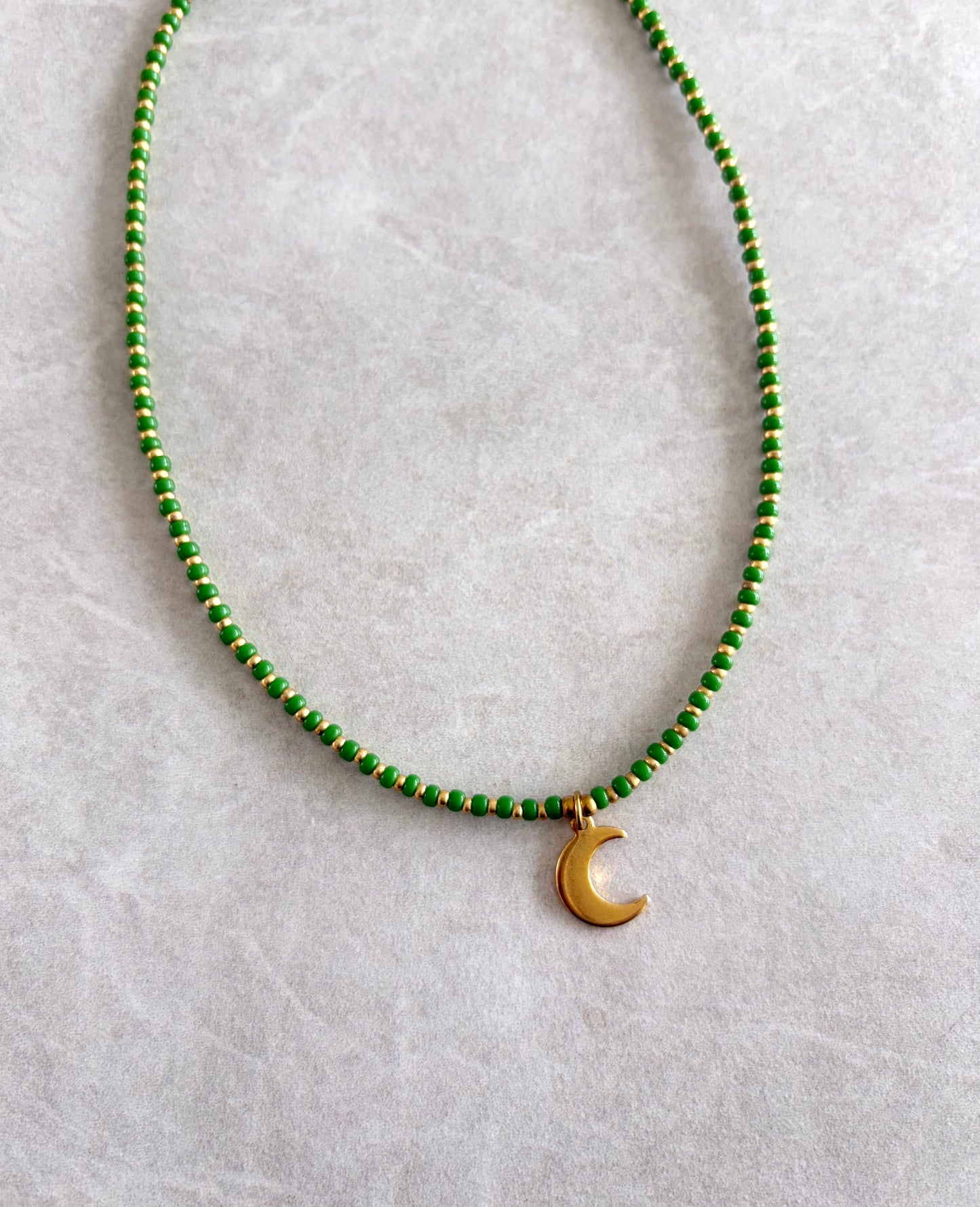 Choker doble seed bead