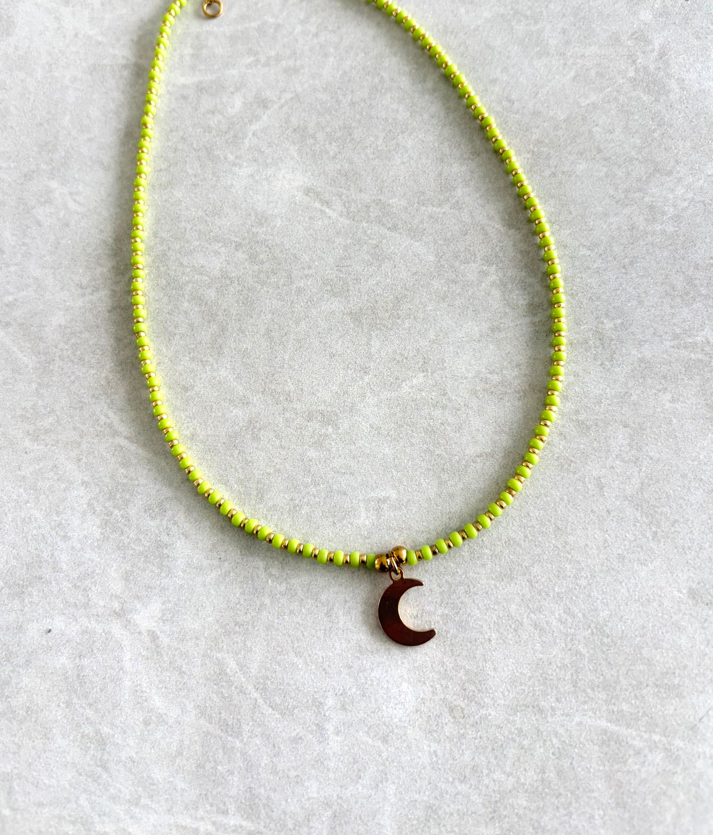 Choker doble seed bead