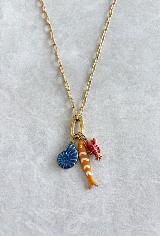Cadena tres charms veraniegos I