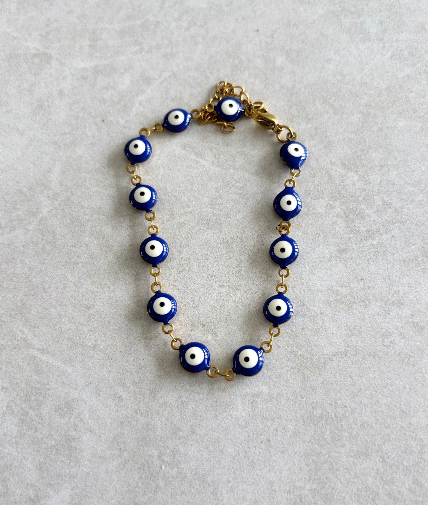 Pulsera ojo turco color azul