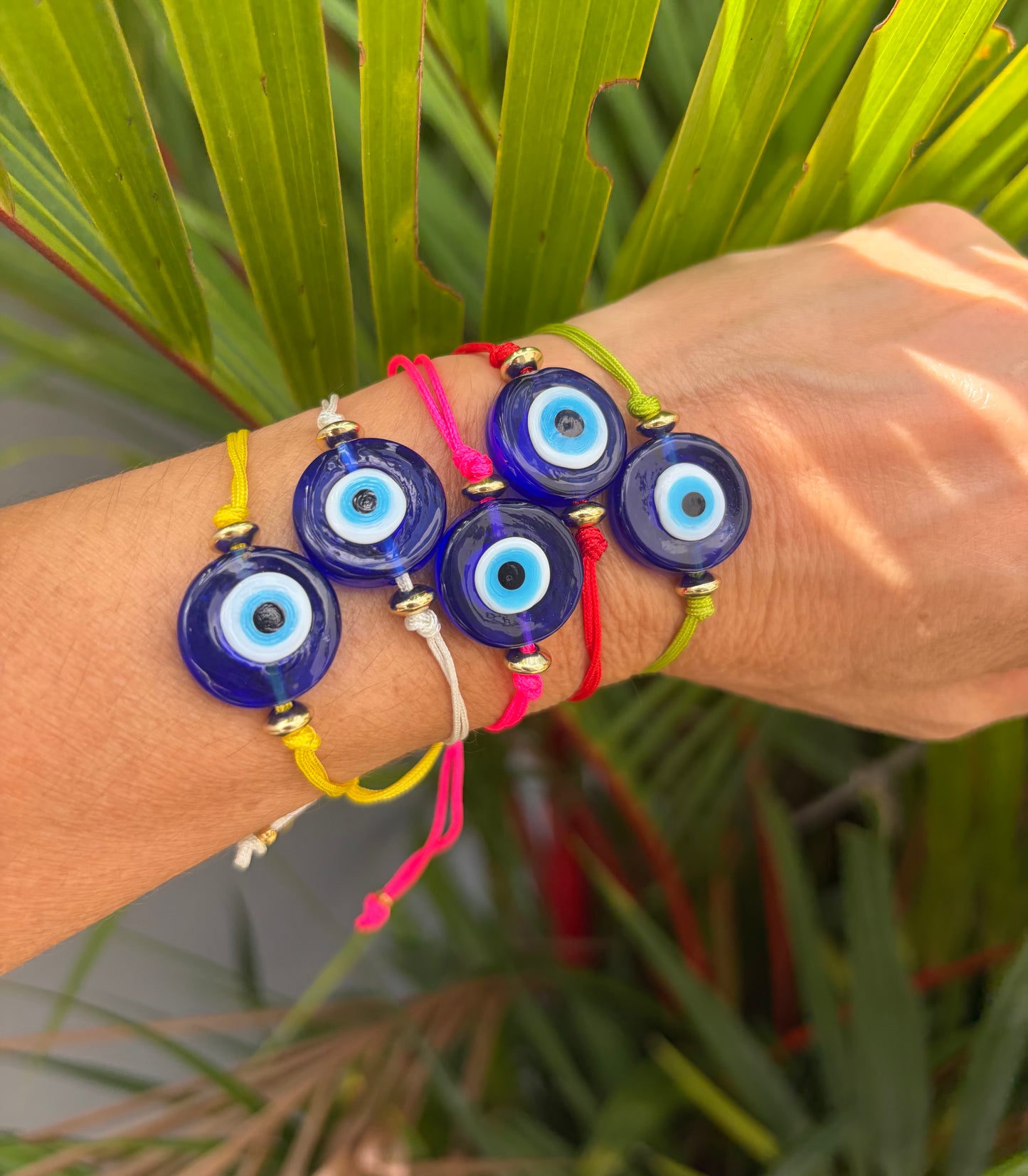 Pulsera ojo turco redondo