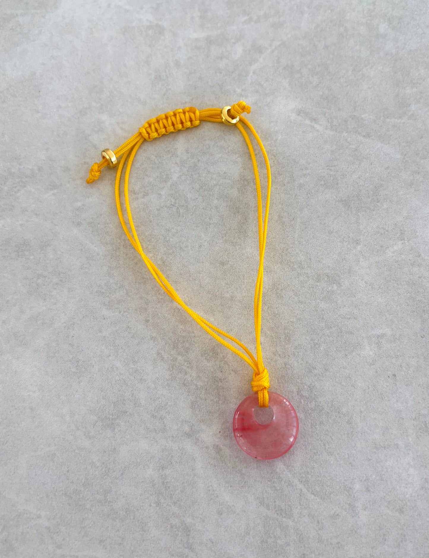 Pulsera semipreciosa color amarillo
