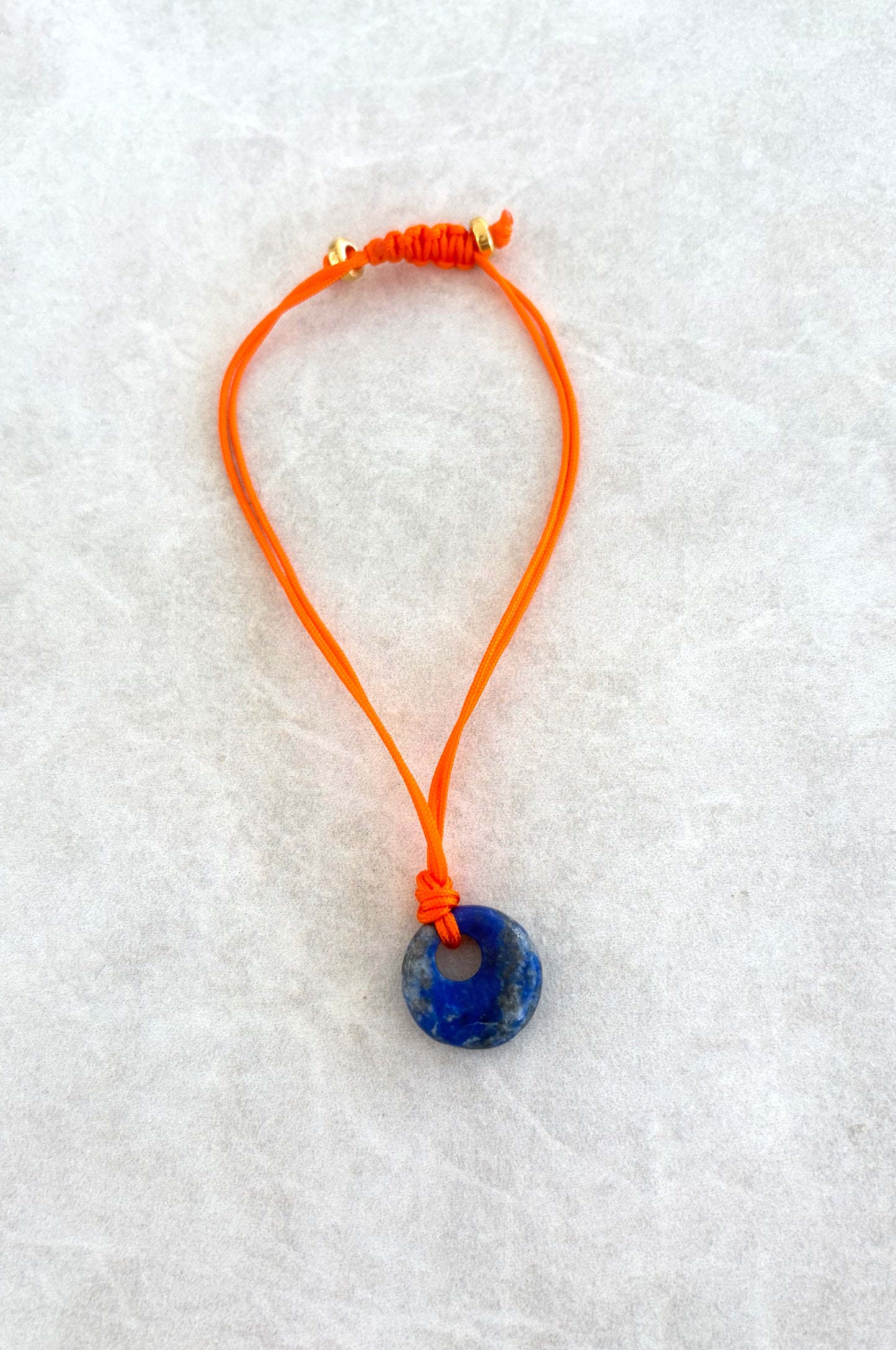 Pulsera semipreciosa color naranja