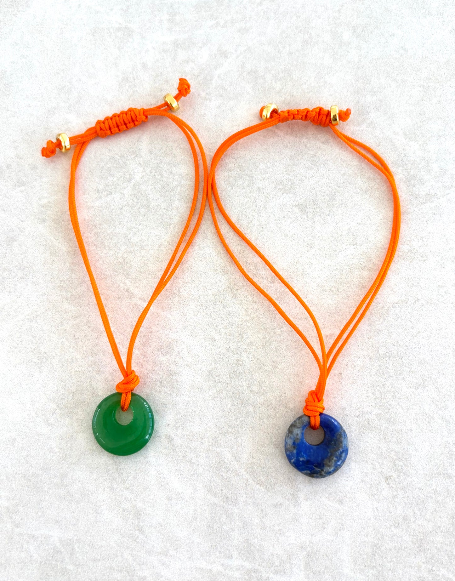 Pulsera semipreciosa color naranja