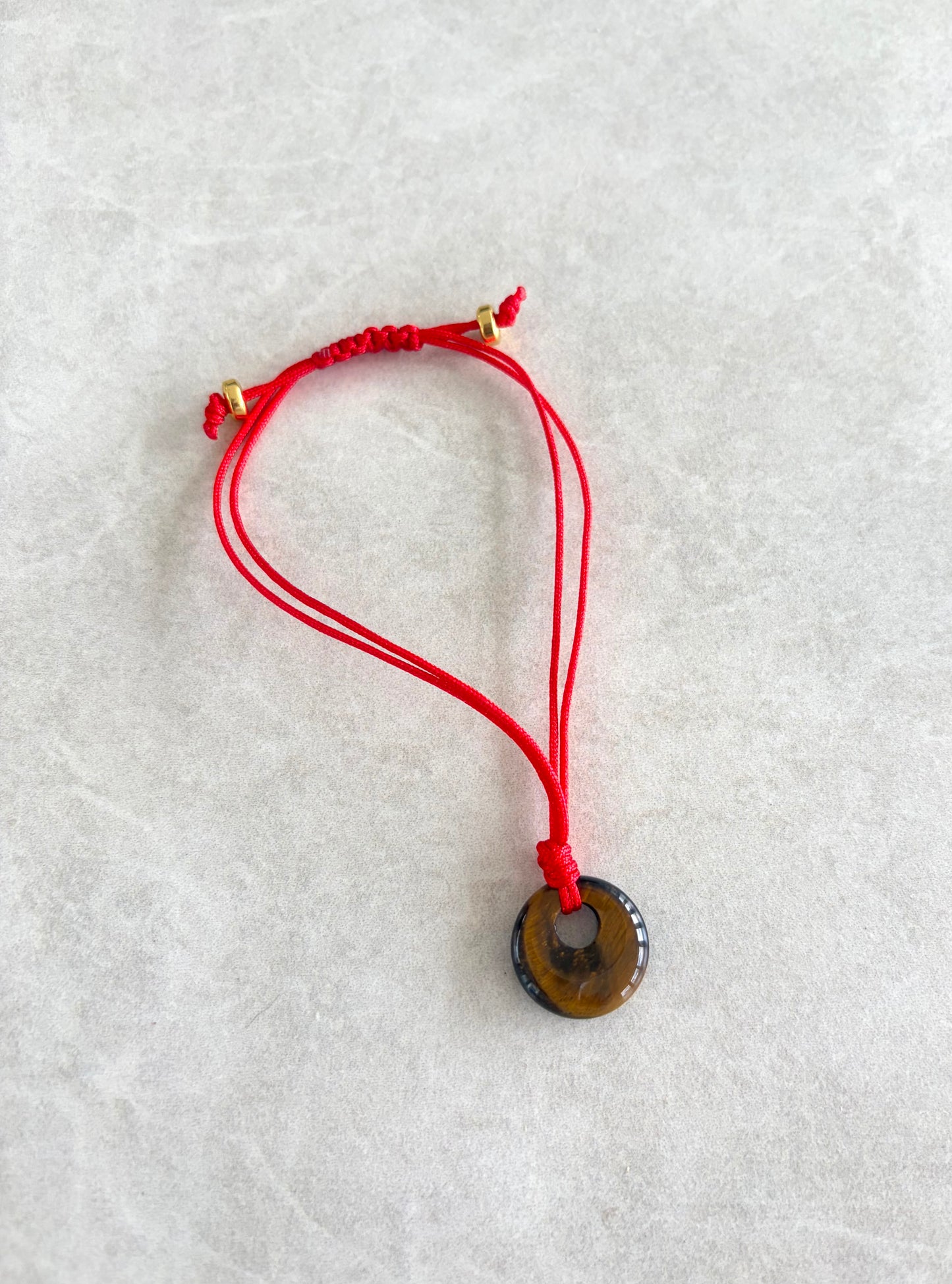 Pulsera semipreciosa color rojo