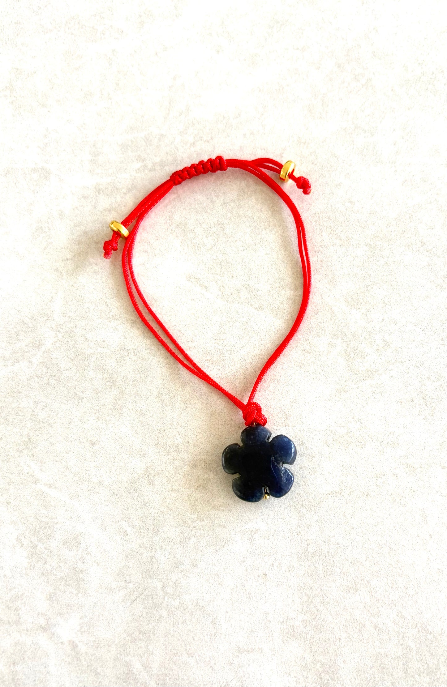 Pulsera semipreciosa de flores