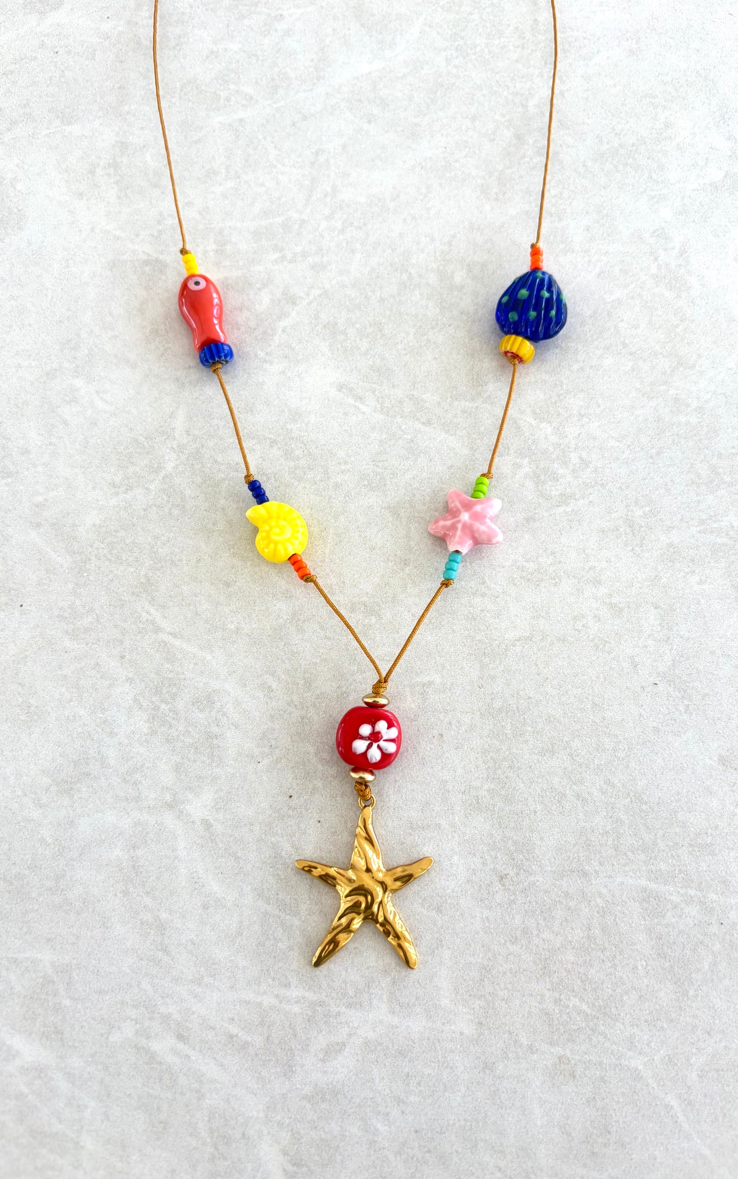 Collares en hilo y lampwork