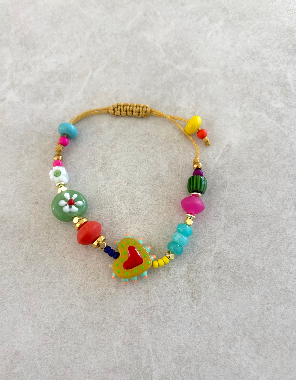 Pulsera doble corazon
