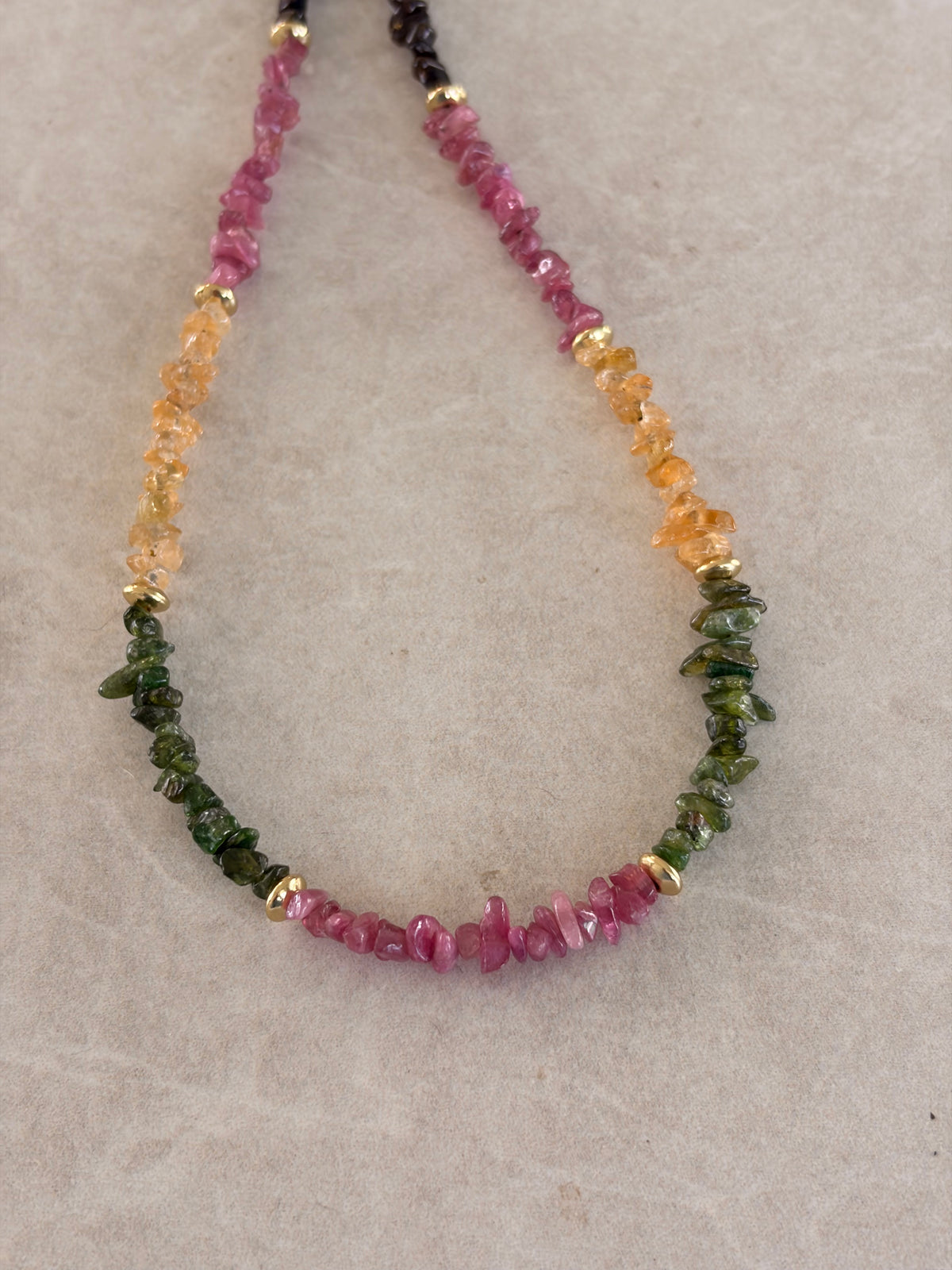Collar Tourmaline Chips