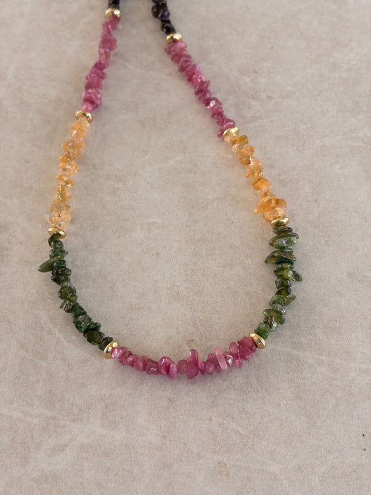 Collar Tourmaline Chips
