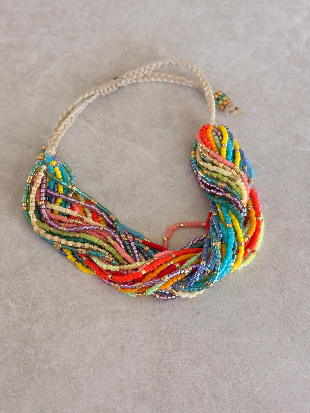 Pulsera en Miyuki 30 lineas
