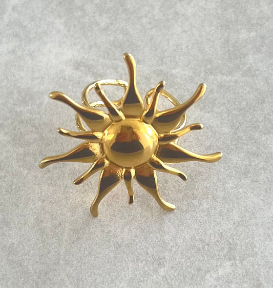 Anillo Sol resplandeciente