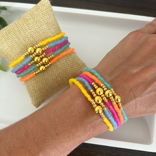 Pulseras neón