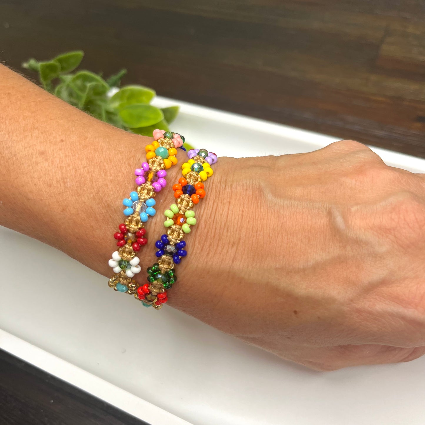 Pulseras margaritas