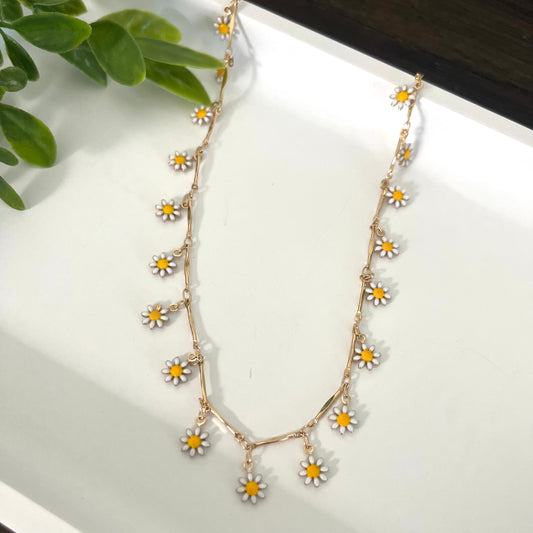 Choker margaritas colgantes