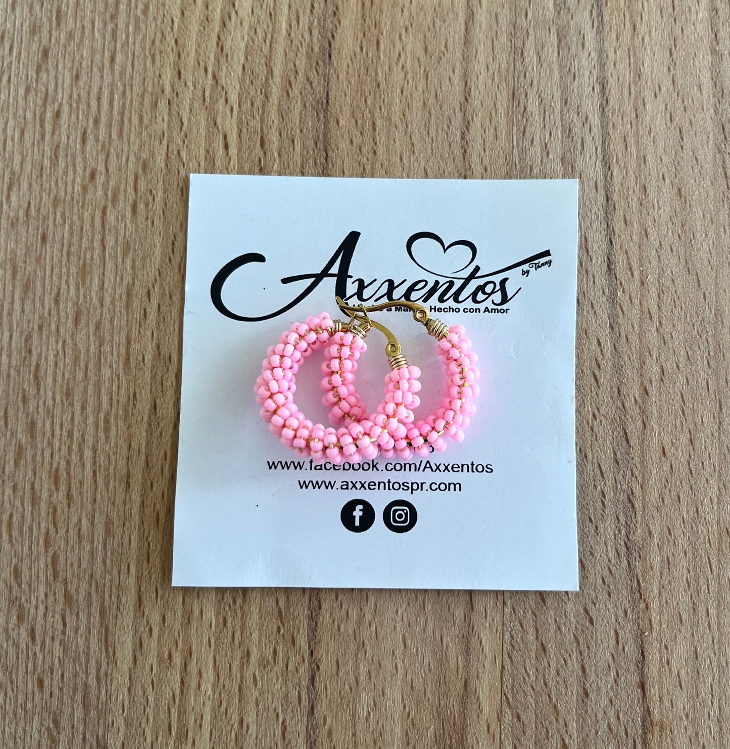 Doble hoops earrings small