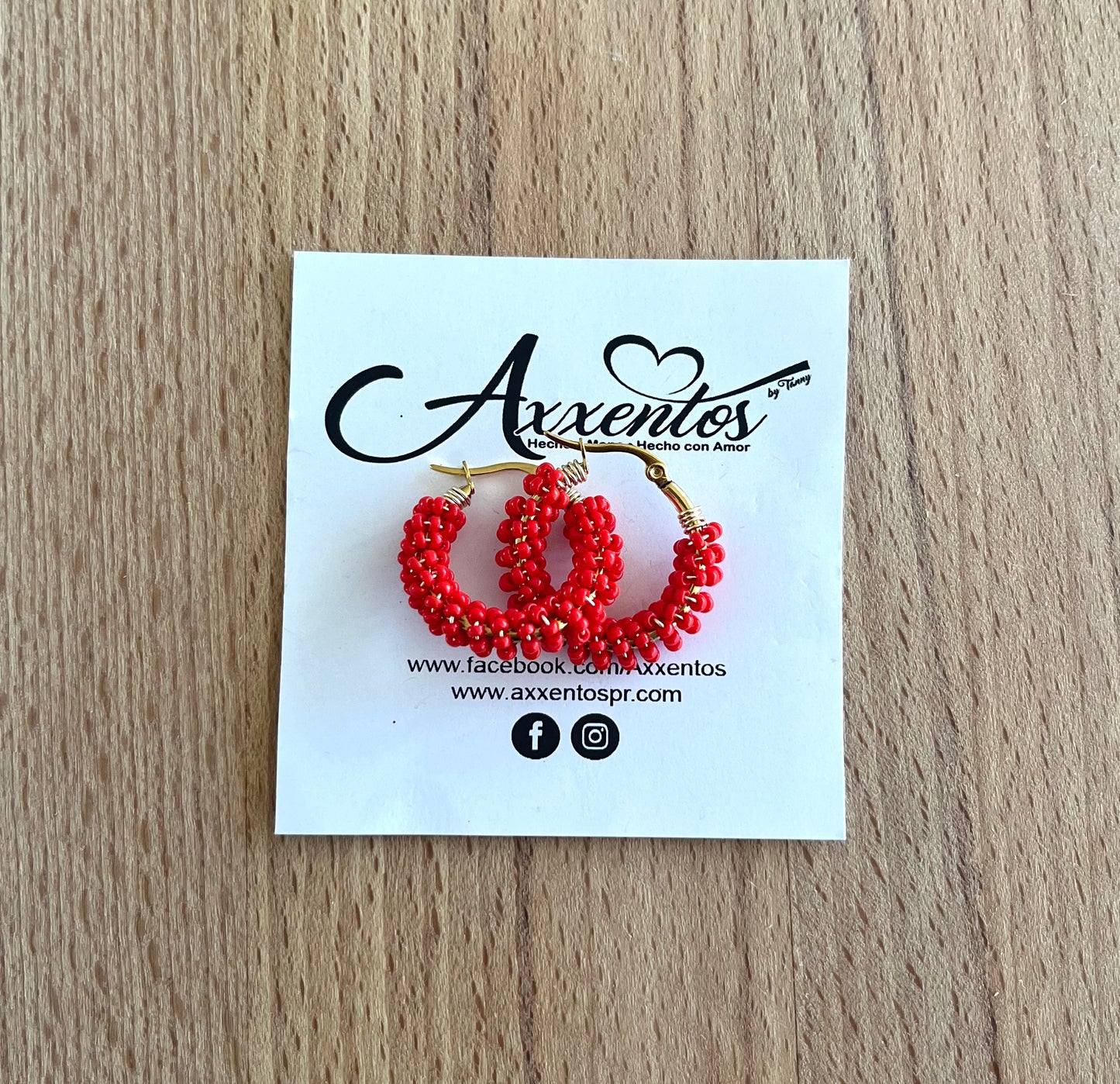 Doble hoops earrings small