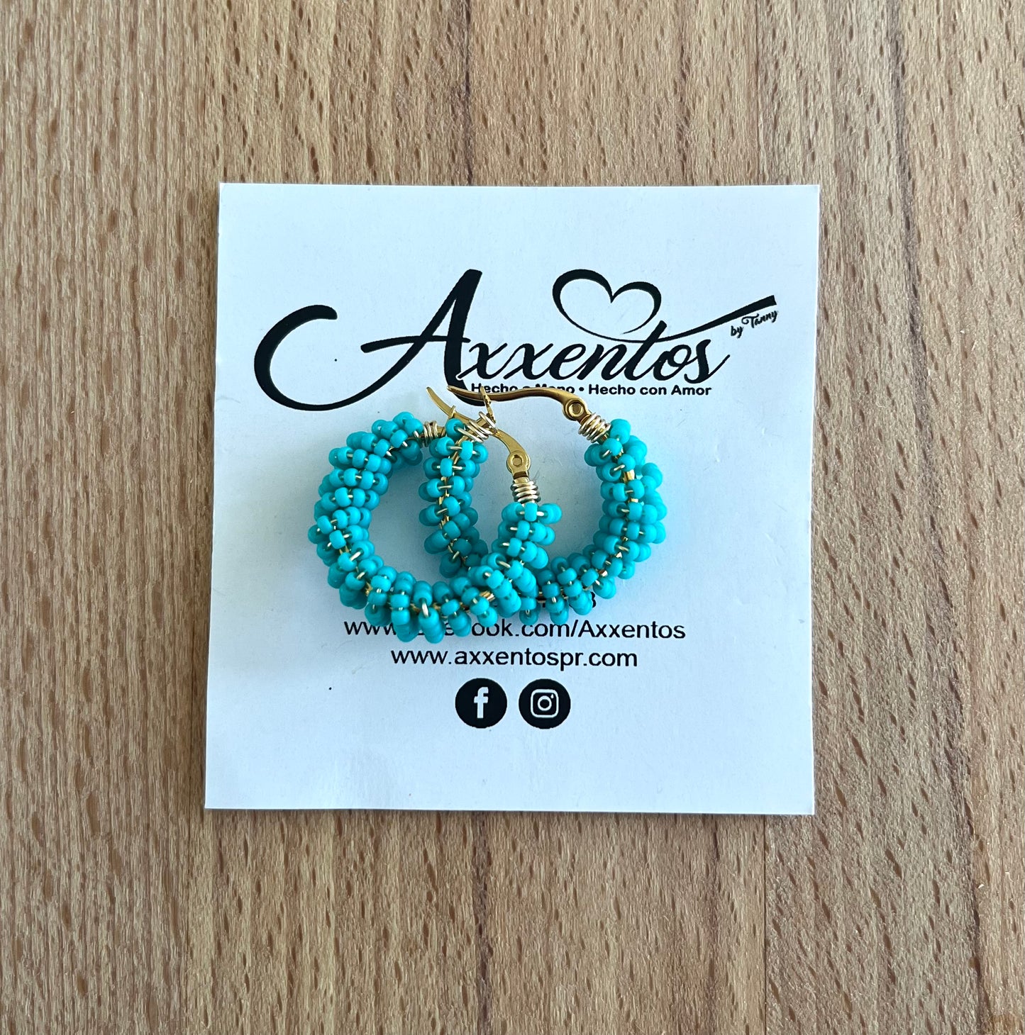 Doble hoops earrings small