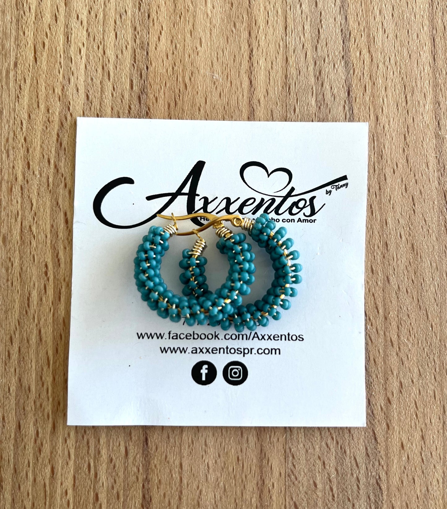 Doble hoops earrings small