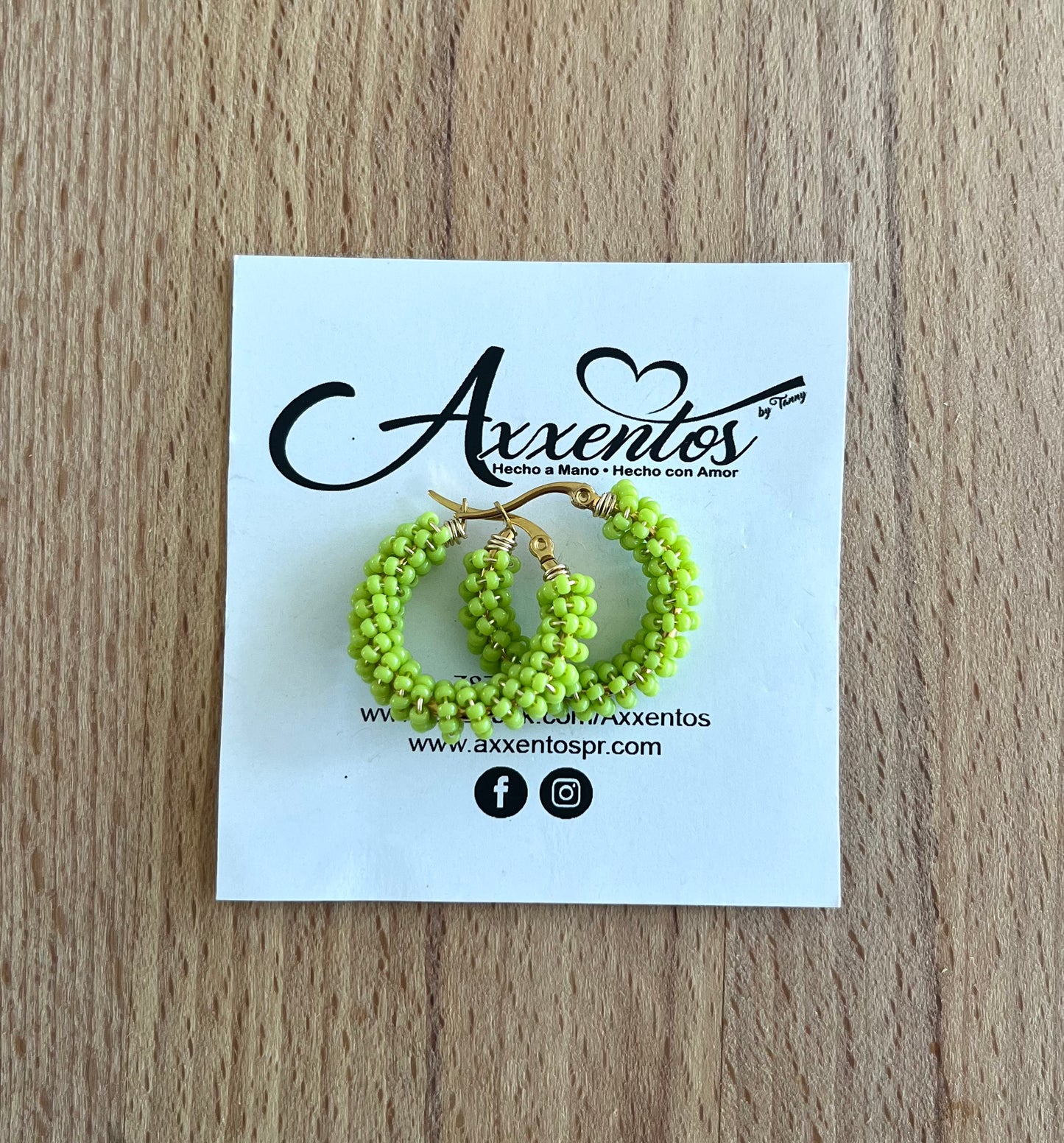 Doble hoops earrings small