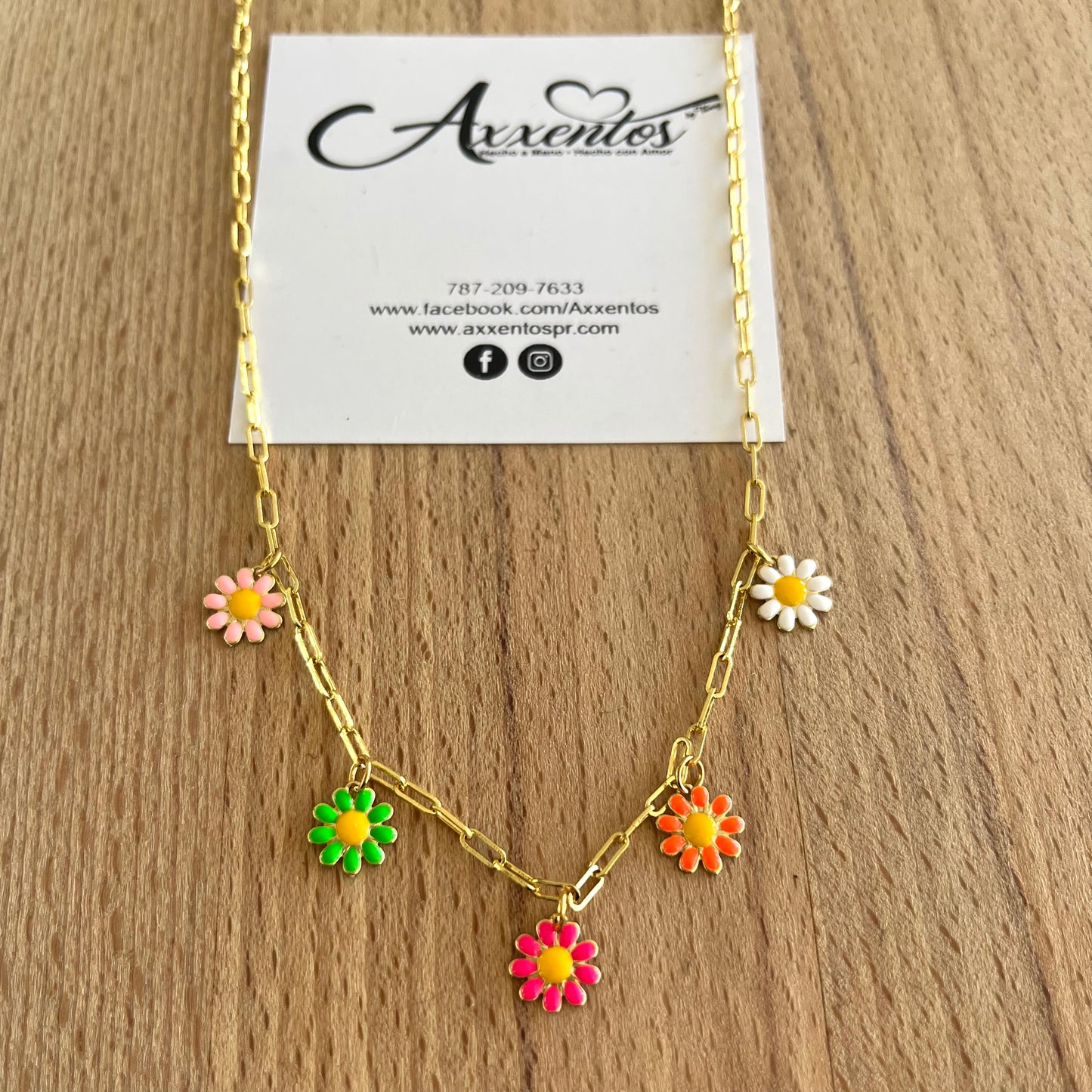 Cadena tutifrutti charms