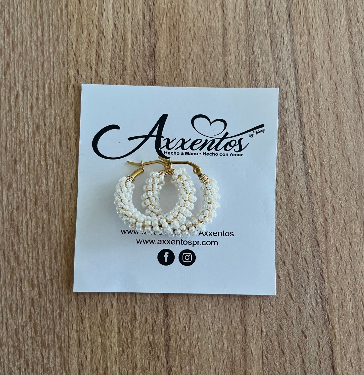 Doble hoops earrings small