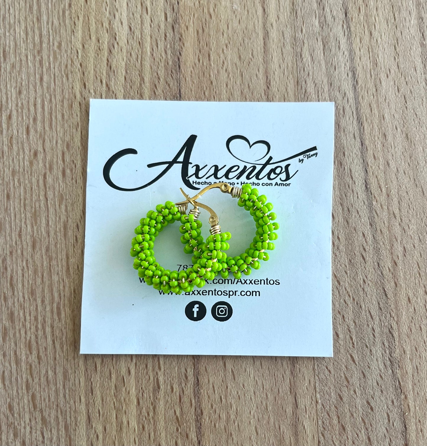 Doble hoops earrings small