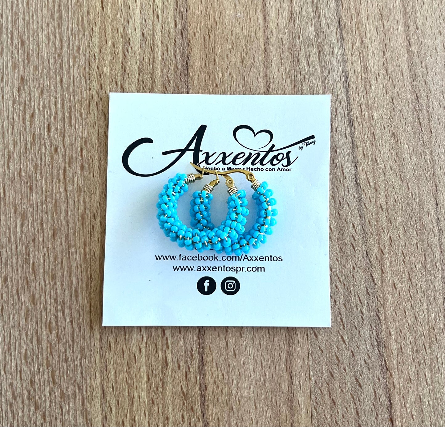 Doble hoops earrings small