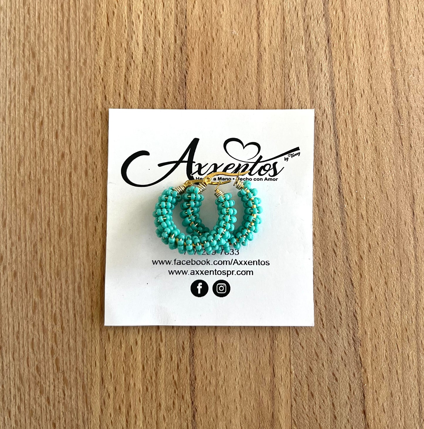 Doble hoops earrings small