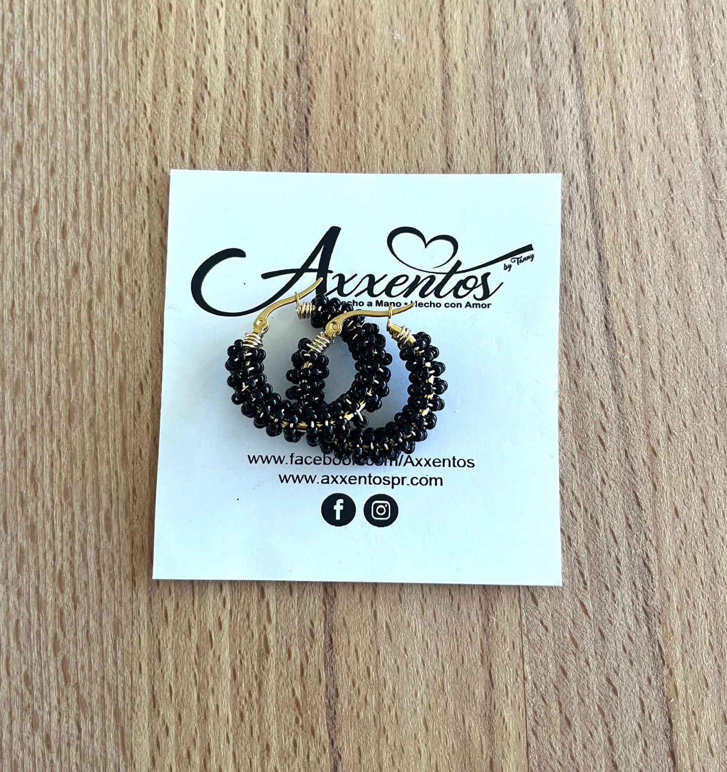 Doble hoops earrings small