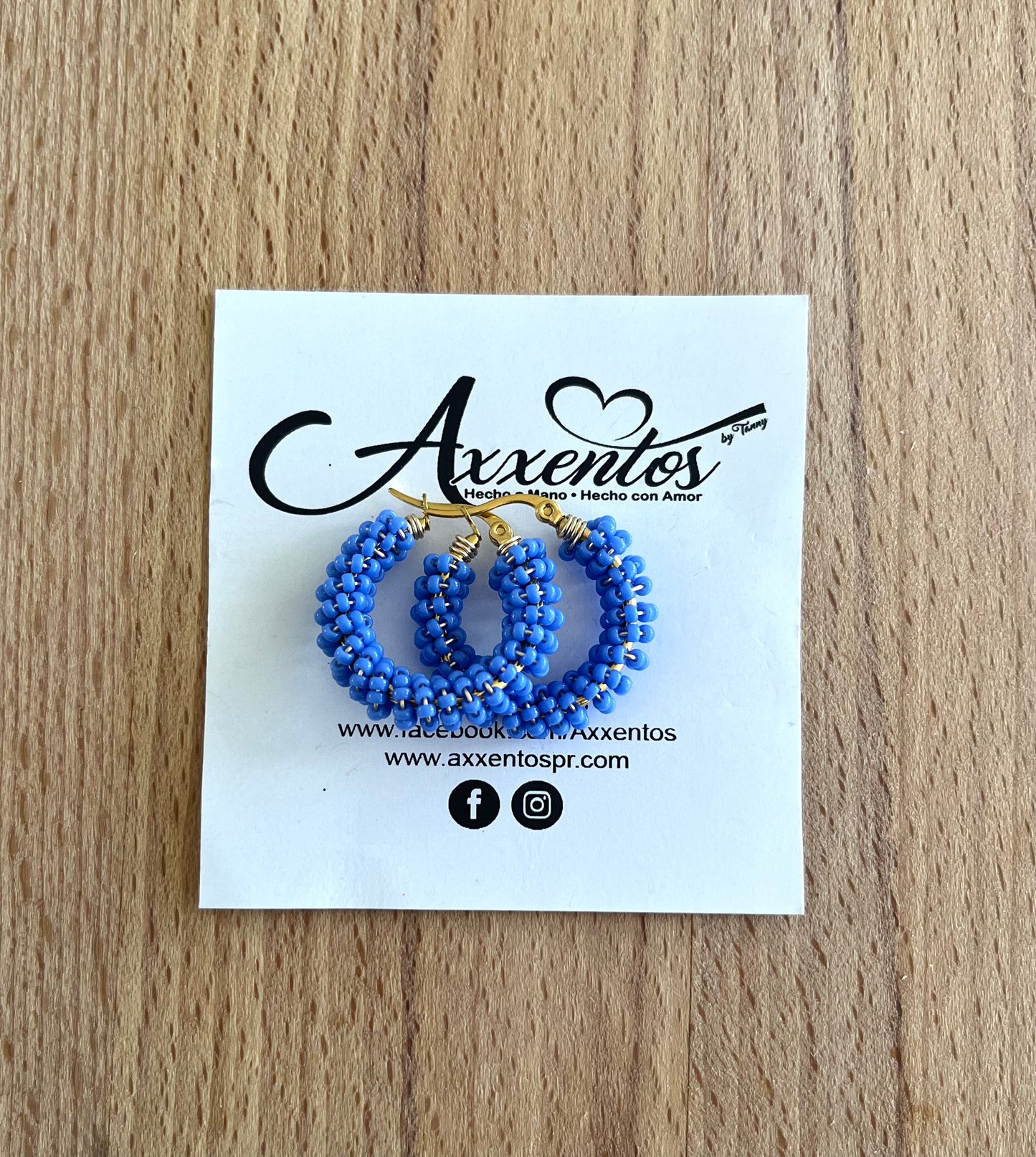 Doble hoops earrings small